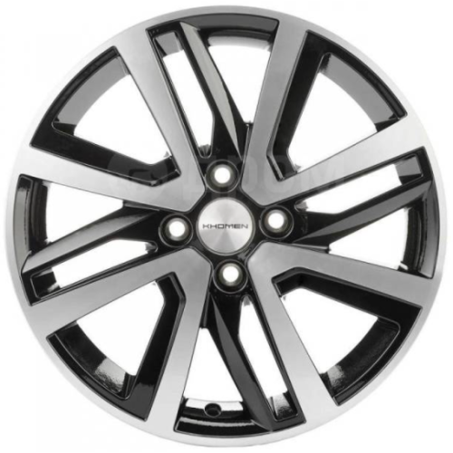 Khomen KHW 1609 6x16 4*100 ET47 DIA56.6 Black-FP Литой