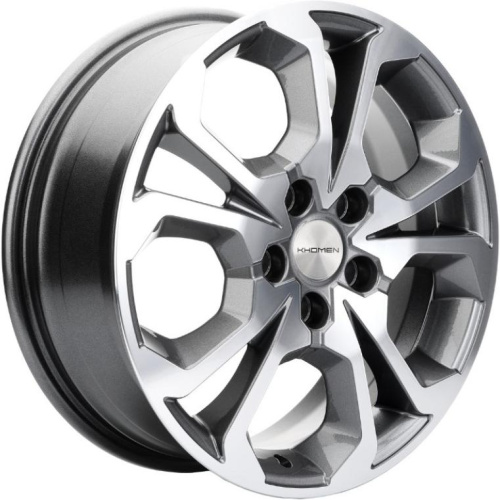 Khomen KHW 1711 6.5x17 5*114.3 ET50 DIA67.1 F-Silver Литой