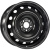 Trebl R-1748 7.5x18 5*114.3 ET45 DIA60.1 Black Штампованный Trebl R-1748 7.5x18 5*114.3 ET45 DIA60.1 Black Штампованный