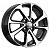 K&K КС861 6x15 4*100 ET50 DIA60.1 Алмаз черный Литой